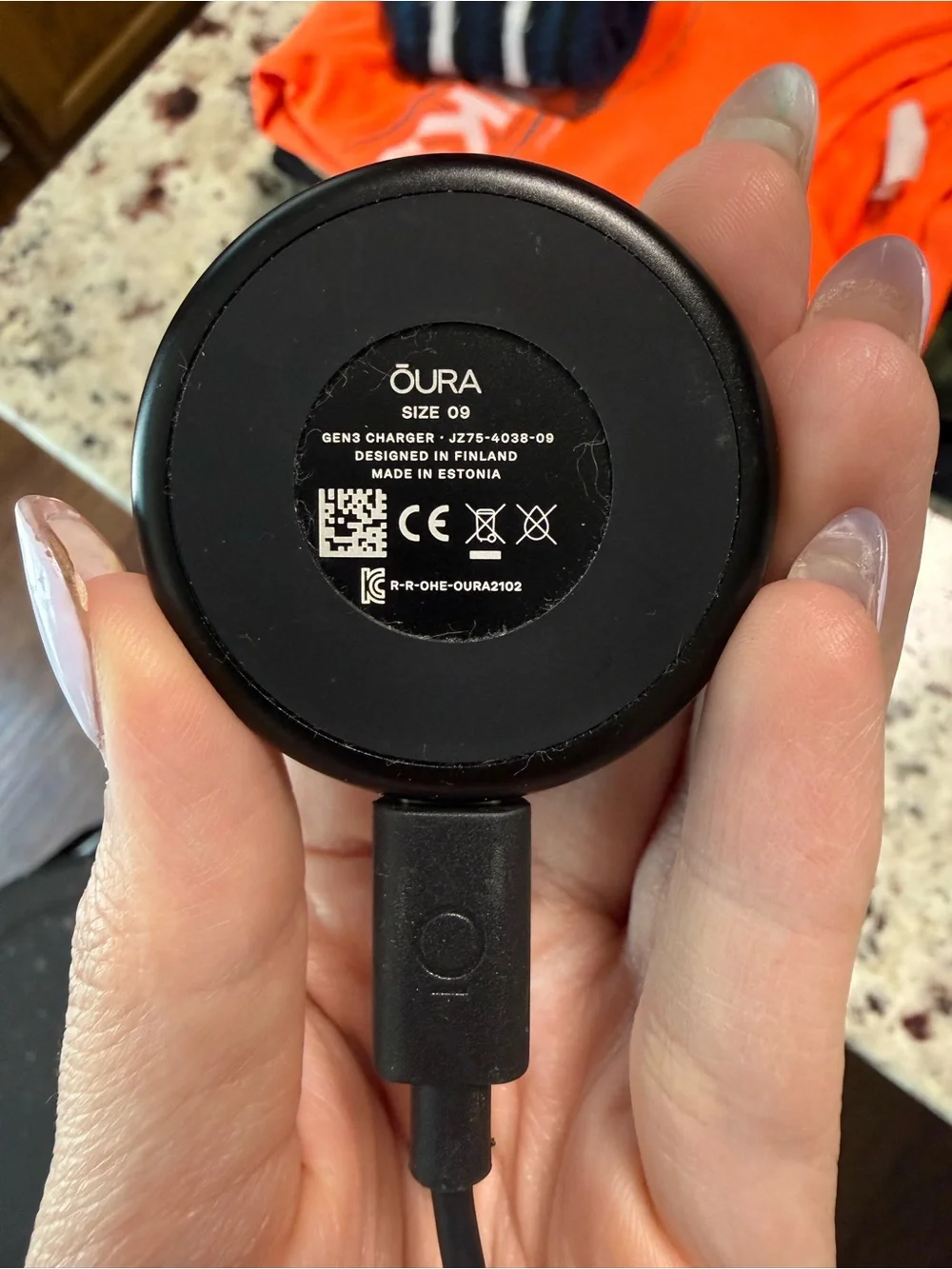 Oura Ring Gen3 Silver - Size 09